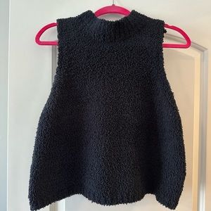 Super cozy navy sweater tank